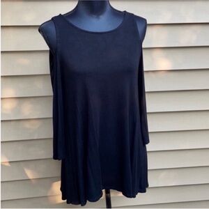 Philosophy Women’s Cold Shouldet Black Top M